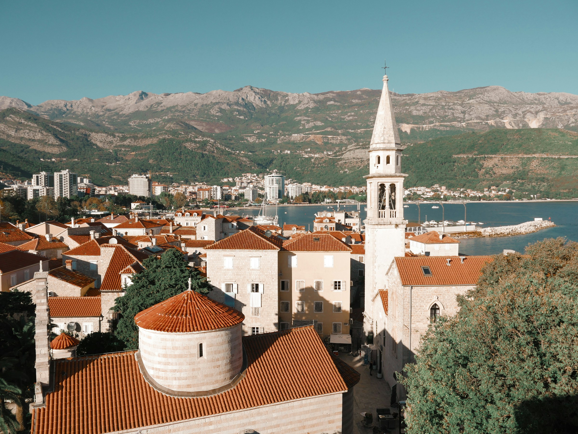 Lux Apartmani Budva - Panoramski pogled na Stari grad Budve